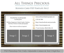 Load image into Gallery viewer, BUSINESS CARD - PSD Template No. 2
