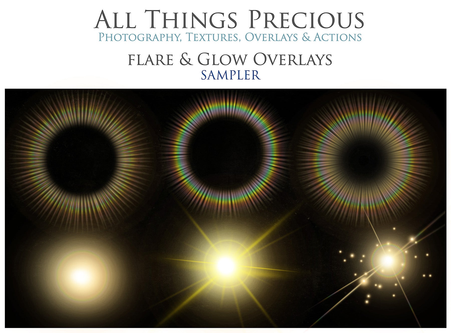 Magical Flares and Glows. Lens flare, Sun flare overlays for photography, sunlight, light beams for summer sunshine photos. Photoshop, Digital scrapbooking. Transparent, high resolution. Light Leaks, bokeh. For photographers. Glowing overlays, Stars, lantern lighting. Digital download. Graphic effects. ATP Textures