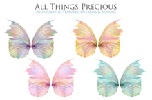 Load image into Gallery viewer, BUNDLE - FAIRY WING &amp; Digital Overlays with Photoshop ACTIONS

