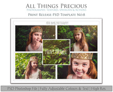 Load image into Gallery viewer, PRINT RELEASE - PSD Template No. 8

