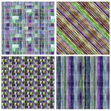Load image into Gallery viewer, TEXTURED PATTERN - Gold, Green &amp; Mauve - Digital Papers
