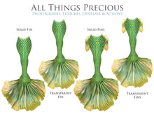 Load image into Gallery viewer, MERMAID TAILS Set 2 - Digital Overlays
