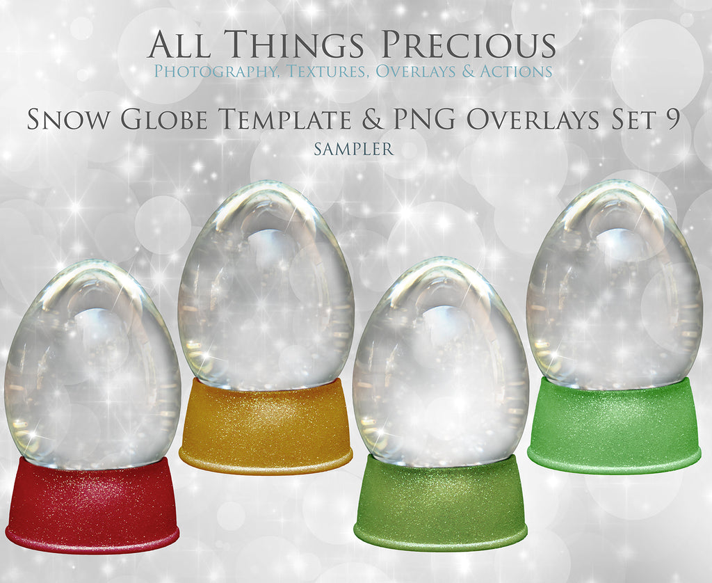 Digital Snow Globe Overlays, with snow flurries and a PSD Template included in the set. Transparent Glass Graphic Effects. Png Overlays with Photoshop Digital template file. High resolution, 300dpi. Visit the Website for more add ons, Actions, Overlays and Christmas Theme Products at ATP Textures.