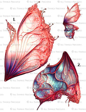 Load image into Gallery viewer, PRINTABLE FAIRY WINGS - Set 51
