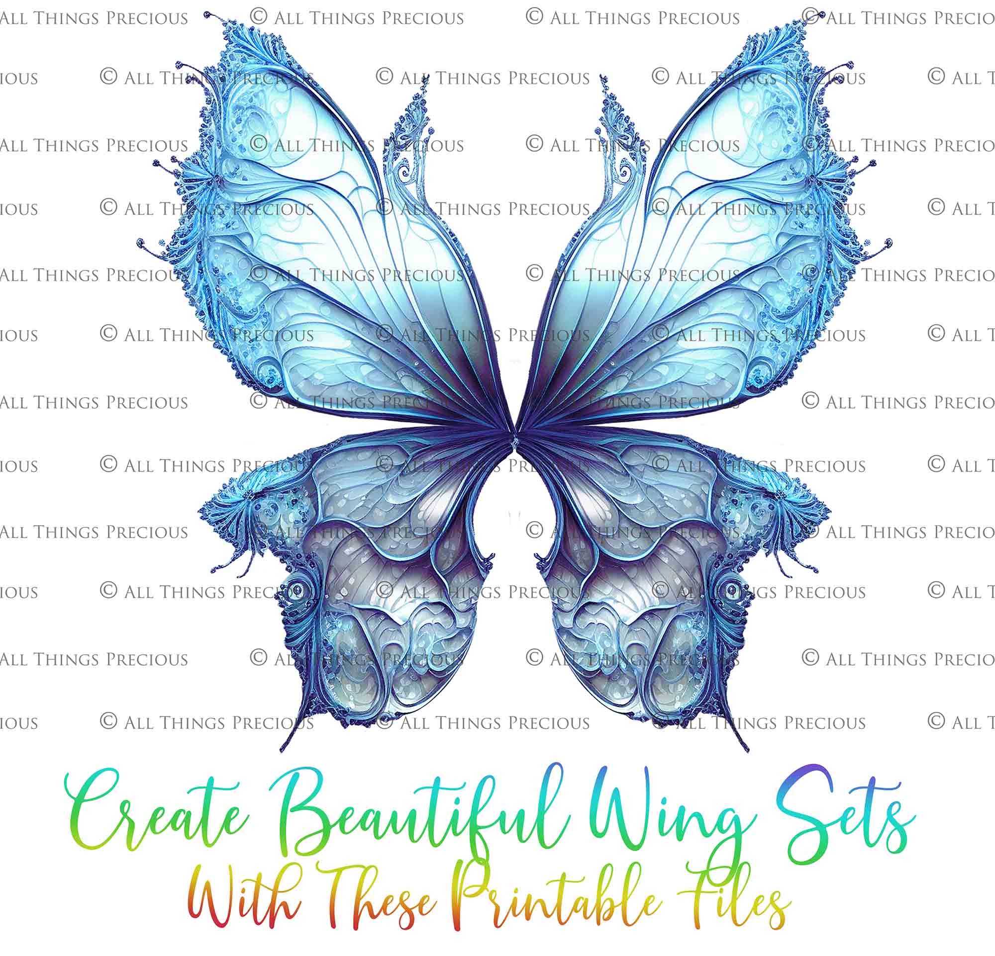 PRINTABLE FAIRY WINGS Set 51