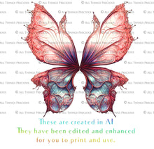 Load image into Gallery viewer, PRINTABLE FAIRY WINGS - Set 51
