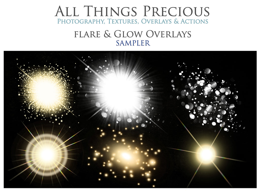 Magical Flares and Glows. Lens flare, Sun flare overlays for photography, sunlight, light beams for summer sunshine photos. Photoshop, Digital scrapbooking. Transparent, high resolution. Light Leaks, bokeh. For photographers. Glowing overlays, Stars, lantern lighting. Digital download. Graphic effects. ATP Textures