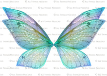 Load image into Gallery viewer, PRINTABLE FAIRY WINGS for Art Dolls - Set 2
