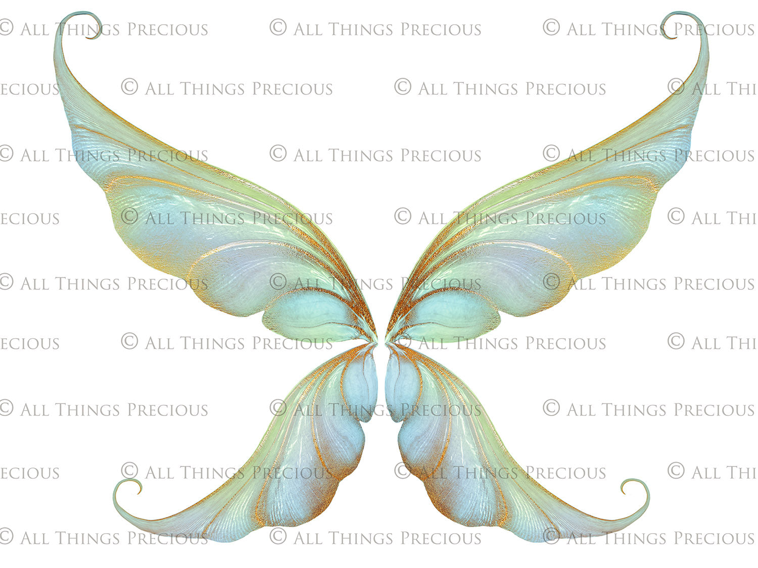 Digital Overlays for Photographers, Graphic design, scrapbooking and creatives.. Fairy Wings. High resolution, fine art digital assets for creating fantasy art.  Png overlay with transparent background. Magical Edit. Png Photo editing art assets.