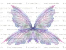Load image into Gallery viewer, 24 Png Digital PRETTY FAIRY WING Overlays Set 2
