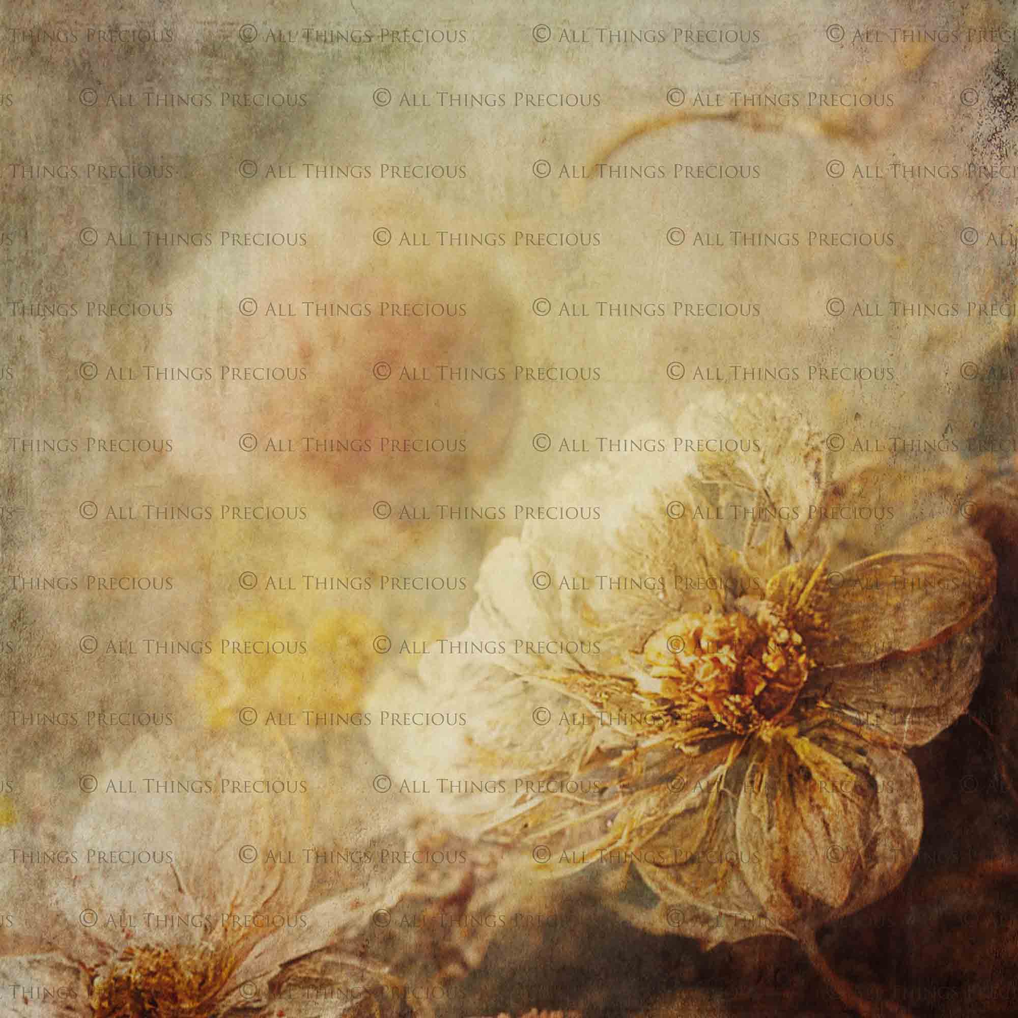 WHIMSICAL FLORAL Digital Papers Set 1