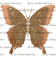 Load image into Gallery viewer, FLOWERS &amp; BUTTERFLY BLING Set 2 - Clipart FREE DOWNLOAD
