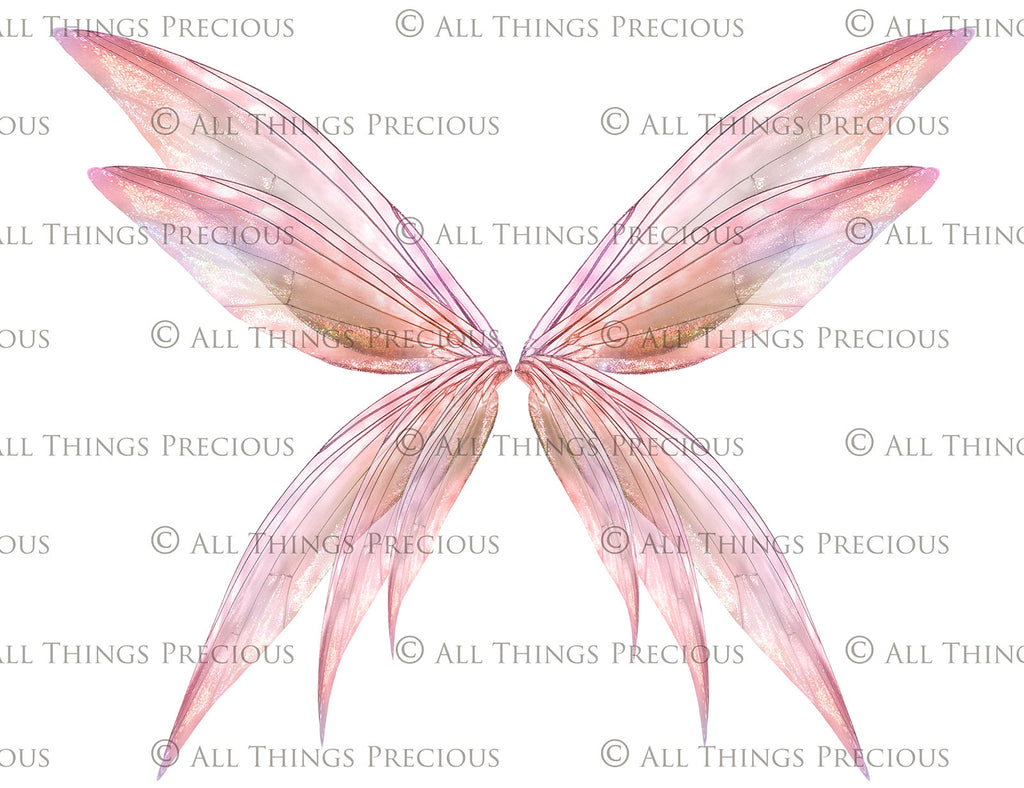 Fairy Wings Overlays For Photography, Photoshop, Digital art and Creatives. Transparent, high resolution wings for photographers. These are gorgeous PNG overlays for fantasy digital art and Child portraiture. colour, White fairy wings. Photo Overlays. Digital download. Graphic effects. ATP Textures