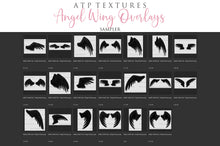 Load image into Gallery viewer, Png Angel Wings, Png Wings, Wing Overlays, Angel Clipart, Clipart wings, Png Overlays, Photo Editing, Photoshop, High Resolution, ATP textures.
