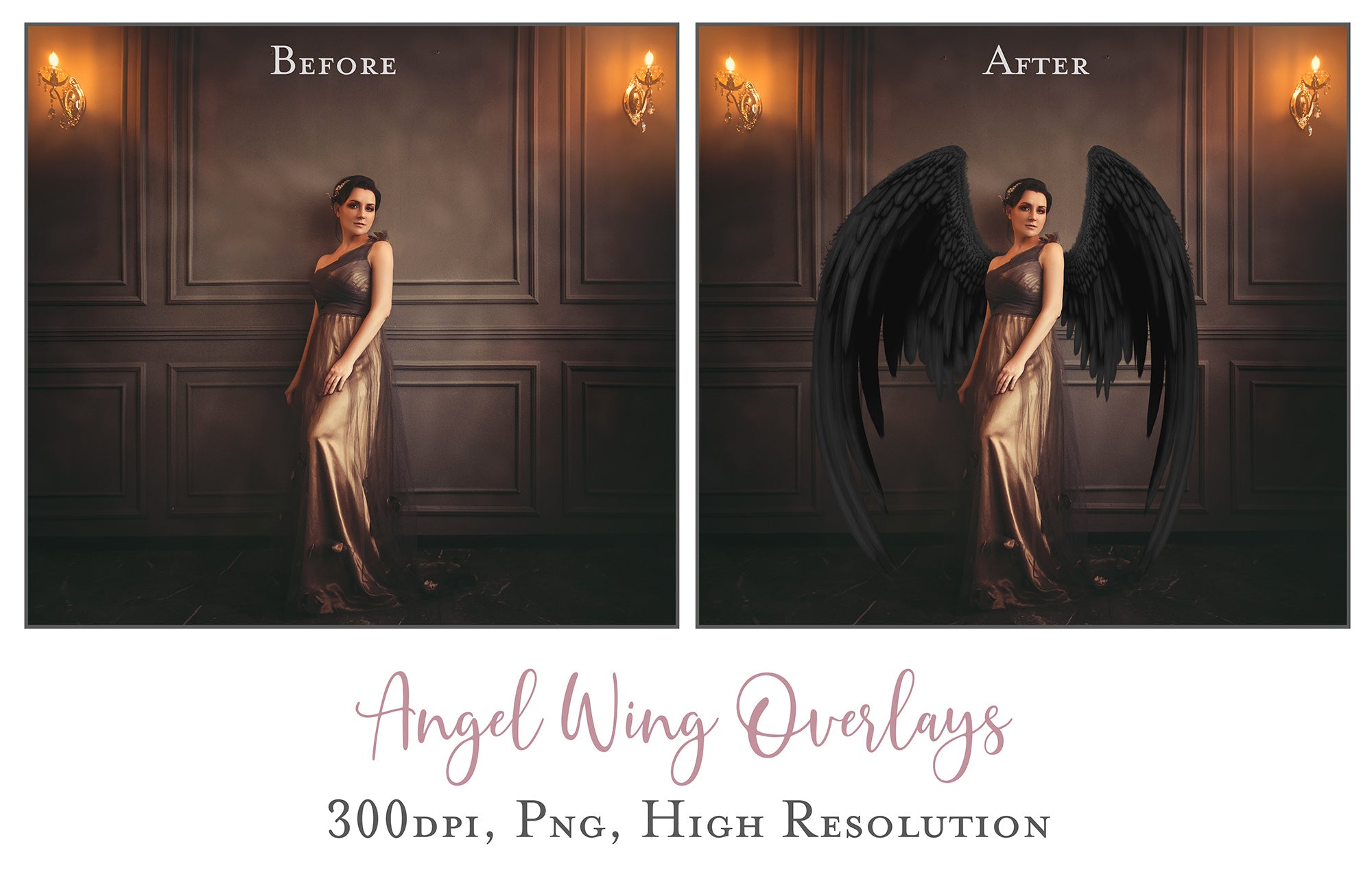 Png Angel Wings, Png Wings, Wing Overlays, Angel Clipart, Clipart wings, Png Overlays, Photo Editing, Photoshop, High Resolution, ATP textures.