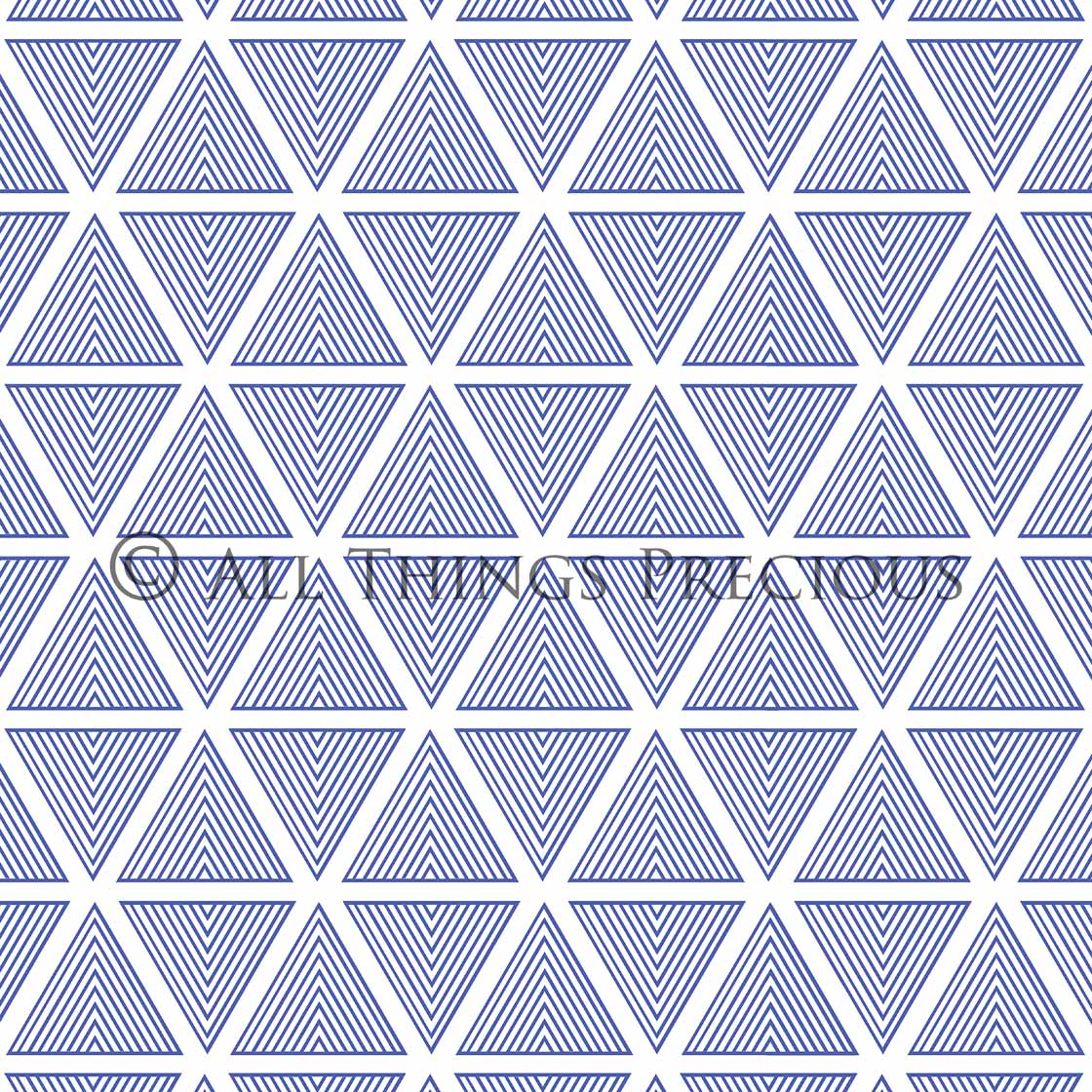 ART DECO - BLUE & WHITE Digital Papers Set 9 - Free Download