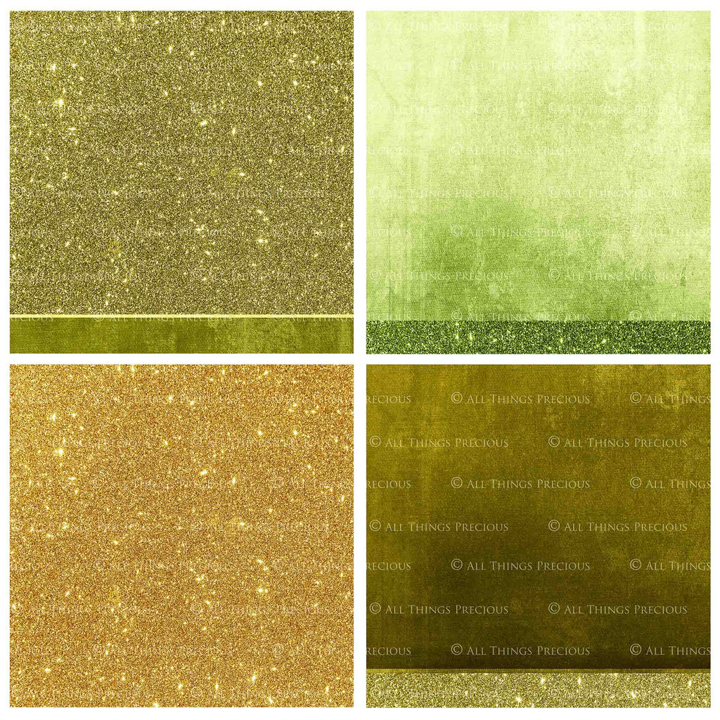 AUTUMN GLITTER Set 3 Digital Papers - FREE DOWNLOAD