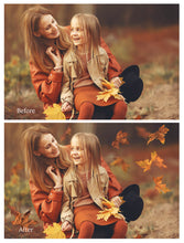 Load image into Gallery viewer, 60 Leaf overlays for photography and digital scrapbooking. High resolution, leaves, autumn overlays, fall overlay, photo overlays by ATP textures.
