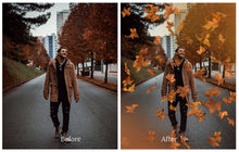Load image into Gallery viewer, 60 Leaf overlays for photography and digital scrapbooking. High resolution, leaves, autumn overlays, fall overlay, photo overlays by ATP textures.
