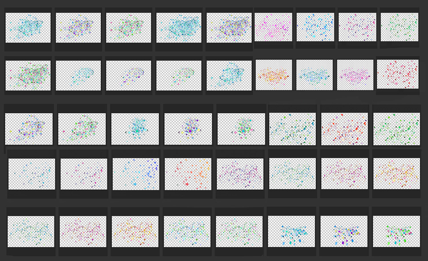 Blowing confetti overlays! Png overlays for photography, Star clipart. Png christmas season. Photoshop, Digital scrapbooking. Transparent, high resolution files for photographers. PNG overlays for fantasy digital art, Child portraiture. Colourful, Gold, Silver. Digital download. Graphic effects. ATP Textures