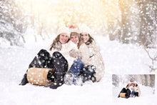 Load image into Gallery viewer, Png overlays for photography, digital art, scrapbooking. Png Bokeh overlays, Snow Overlays, Sun flare overlays, Photo overlays, Sunlight Overlays by ATP textures.
