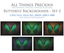 Load image into Gallery viewer, DIGITAL BACKDROP - Butterflies Set 2
