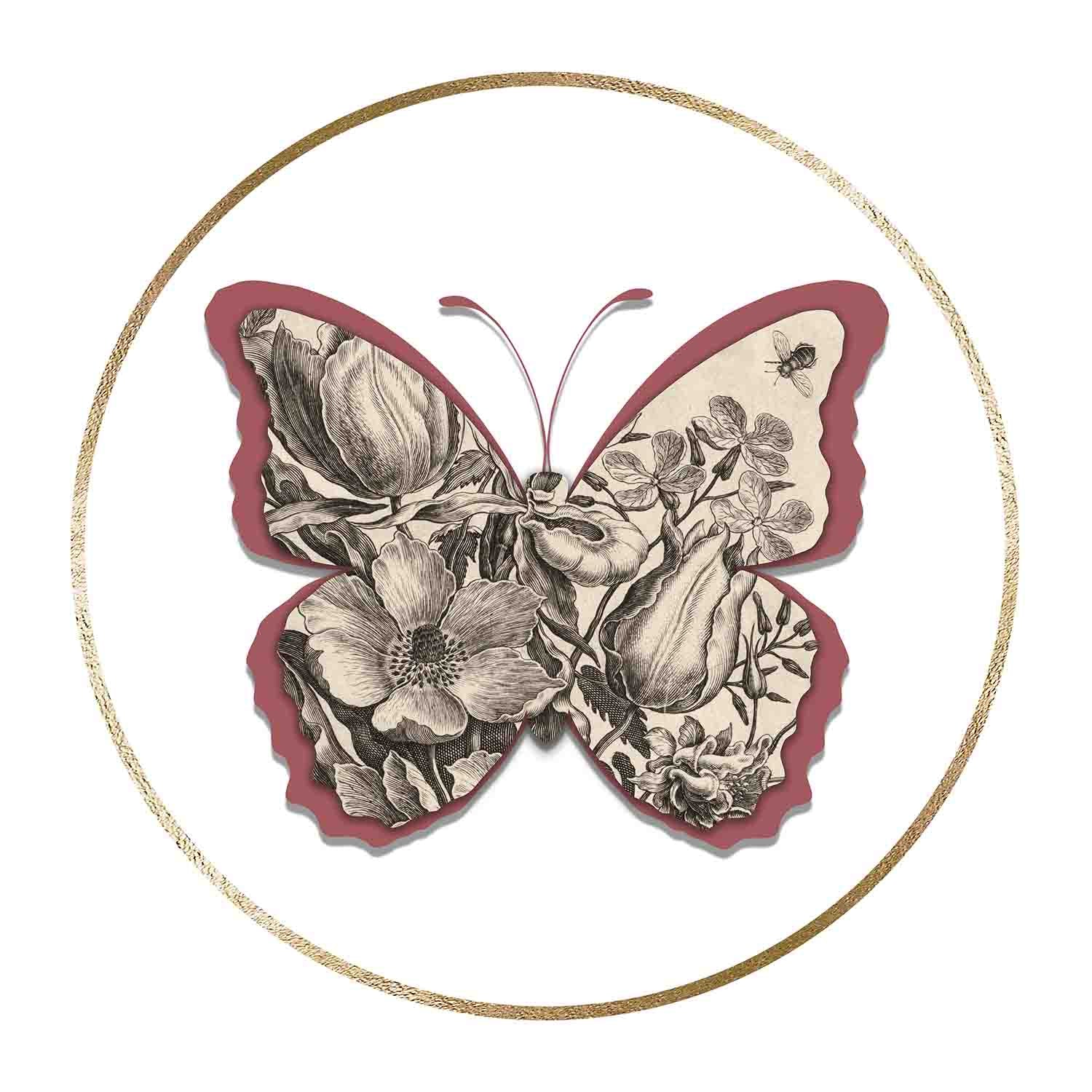 BUTTERFLY PRINT CLIPART Set 1 - Clipart