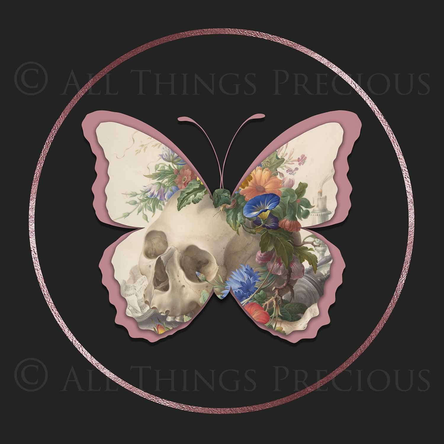 BUTTERFLY PRINT CLIPART Set 2 - Clipart