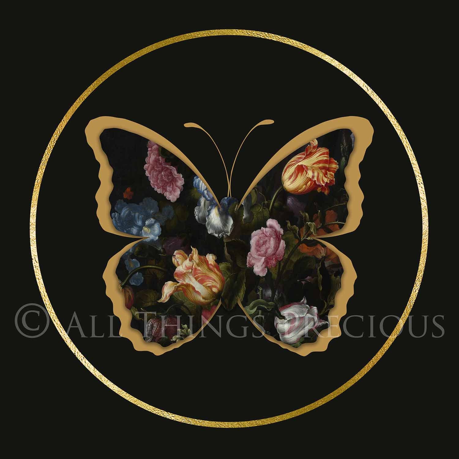 BUTTERFLY PRINT CLIPART Set 3 - Clipart