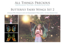 Load image into Gallery viewer, BUNDLE - 82 BUTTERFLY FAIRY WING OVERLAYS - Set 7
