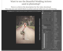 Load image into Gallery viewer, BEAUTIFUL WEDDING Photoshop Actions
