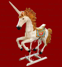 Load image into Gallery viewer, CAROUSEL HORSE &amp; UNICORN Digital Overlays Clipart
