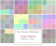 Load image into Gallery viewer, CHEVRON Bundle Digital Papers Set 1 - FREE DOWNLOAD
