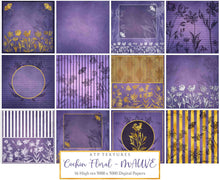 Load image into Gallery viewer, COCHIN FLORAL - MAUVE - Digital Papers
