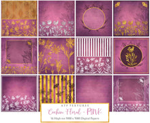 Load image into Gallery viewer, COCHIN FLORAL - PINK - Digital Papers

