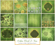 Load image into Gallery viewer, COCHIN FLORAL 2 - FERN - Digital Papers

