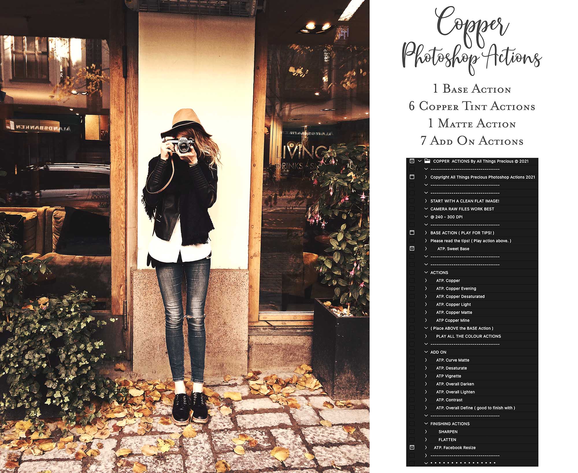 Photoshop Actions - COPPER