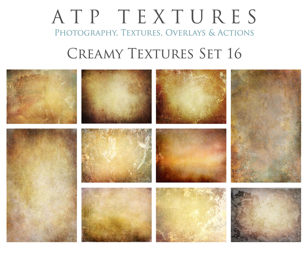 Rich warm and Creamy tinted textures. Fine Art Texture for photographers and digital editing. Photo Overlays. Antique, Vintage, Grunge, Light, Dark Bundle. Textured printable Canvas, Colour, Monochrome, Bundle. High resolution, 300dpi Graphic Assets for photography, digital scrapbooking and design. By ATP Textures