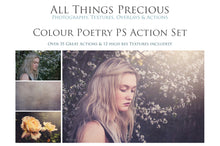 Load image into Gallery viewer, COLOUR POETRY Photoshop Actions
