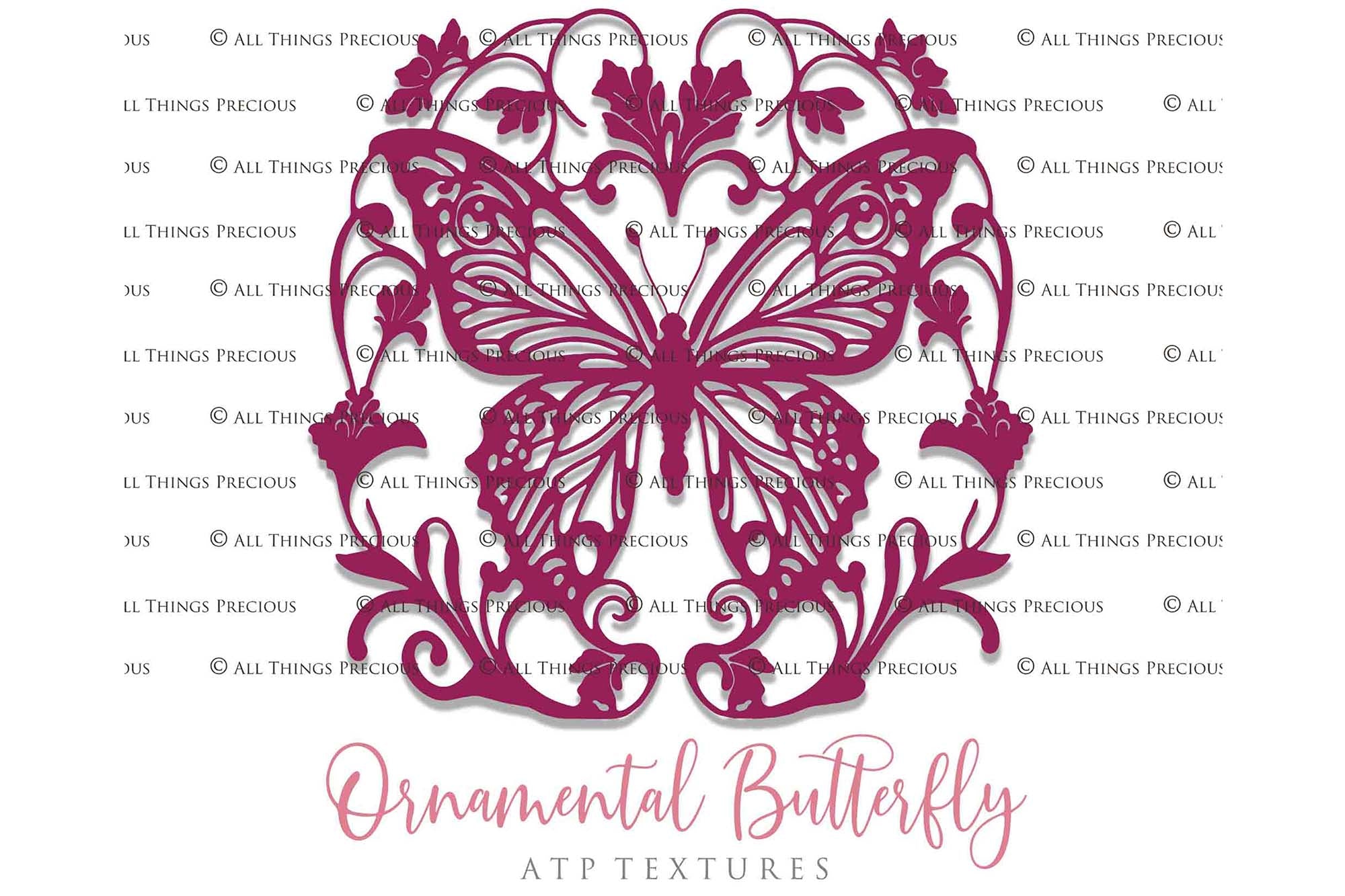 SVG / PNG Butterfly Silhouette - Clipart - Set 1