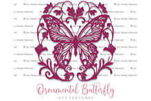 Load image into Gallery viewer, SVG / PNG Butterfly Silhouette - Clipart - Set 1
