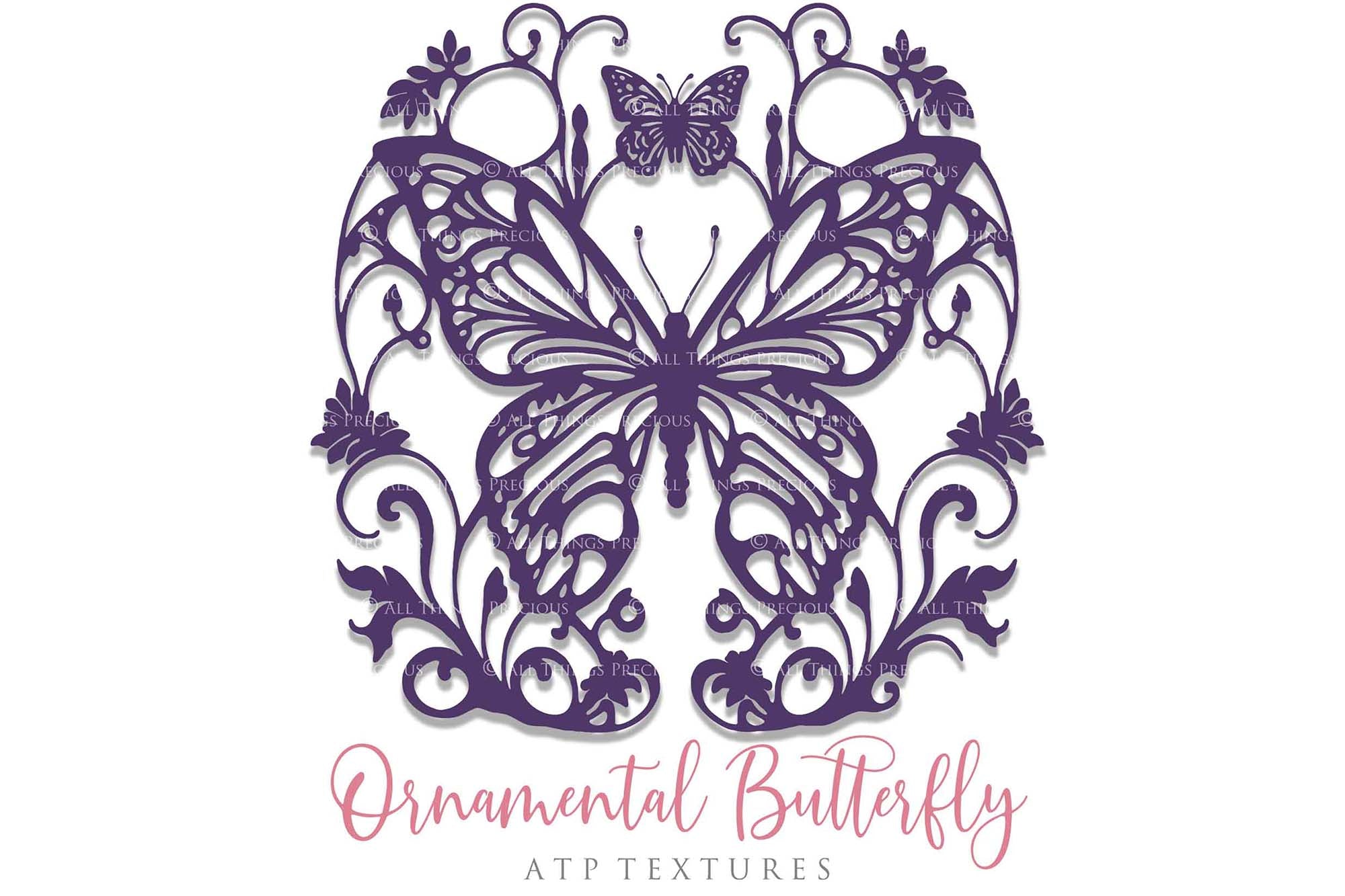 SVG / PNG Butterfly Silhouette - Clipart - Set 2