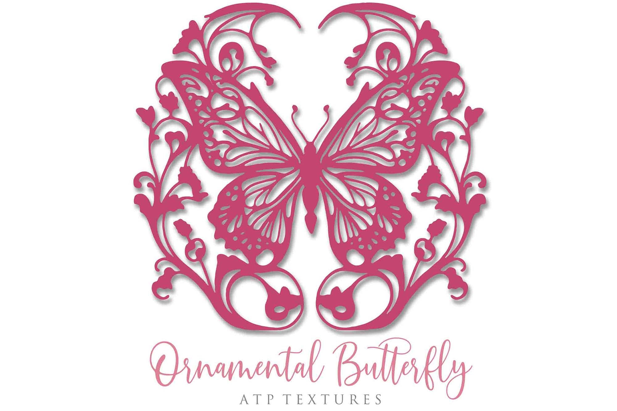 Ornamental Butterfly Clipart.Svg Clipart. Svg, Png Clipart for Cricut or Silhouette Cameo. Sublimation art.  Cut or Print. High resolution files.