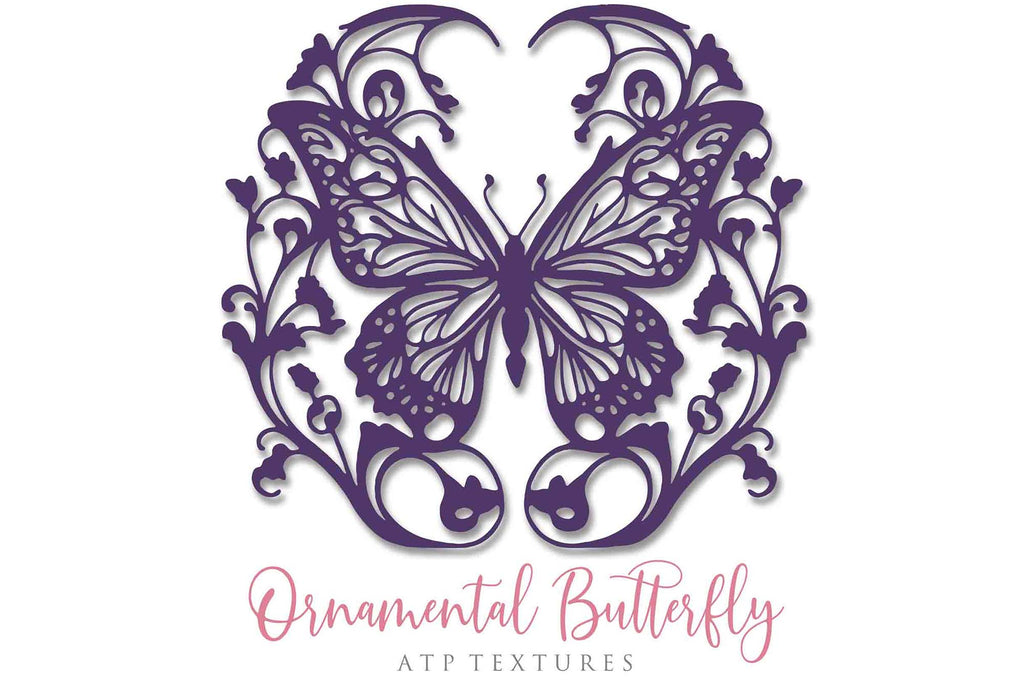 Ornamental Butterfly Clipart.Svg Clipart. Svg, Png Clipart for Cricut or Silhouette Cameo. Sublimation art.  Cut or Print. High resolution files.