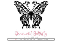 Load image into Gallery viewer, Ornamental Butterfly Clipart.Svg Clipart. Svg, Png Clipart for Cricut or Silhouette Cameo. Sublimation art.  Cut or Print. High resolution files.Ornamental Butterfly Clipart.Svg Clipart. Svg, Png Clipart for Cricut or Silhouette Cameo. Sublimation art.  Cut or Print. High resolution files.

