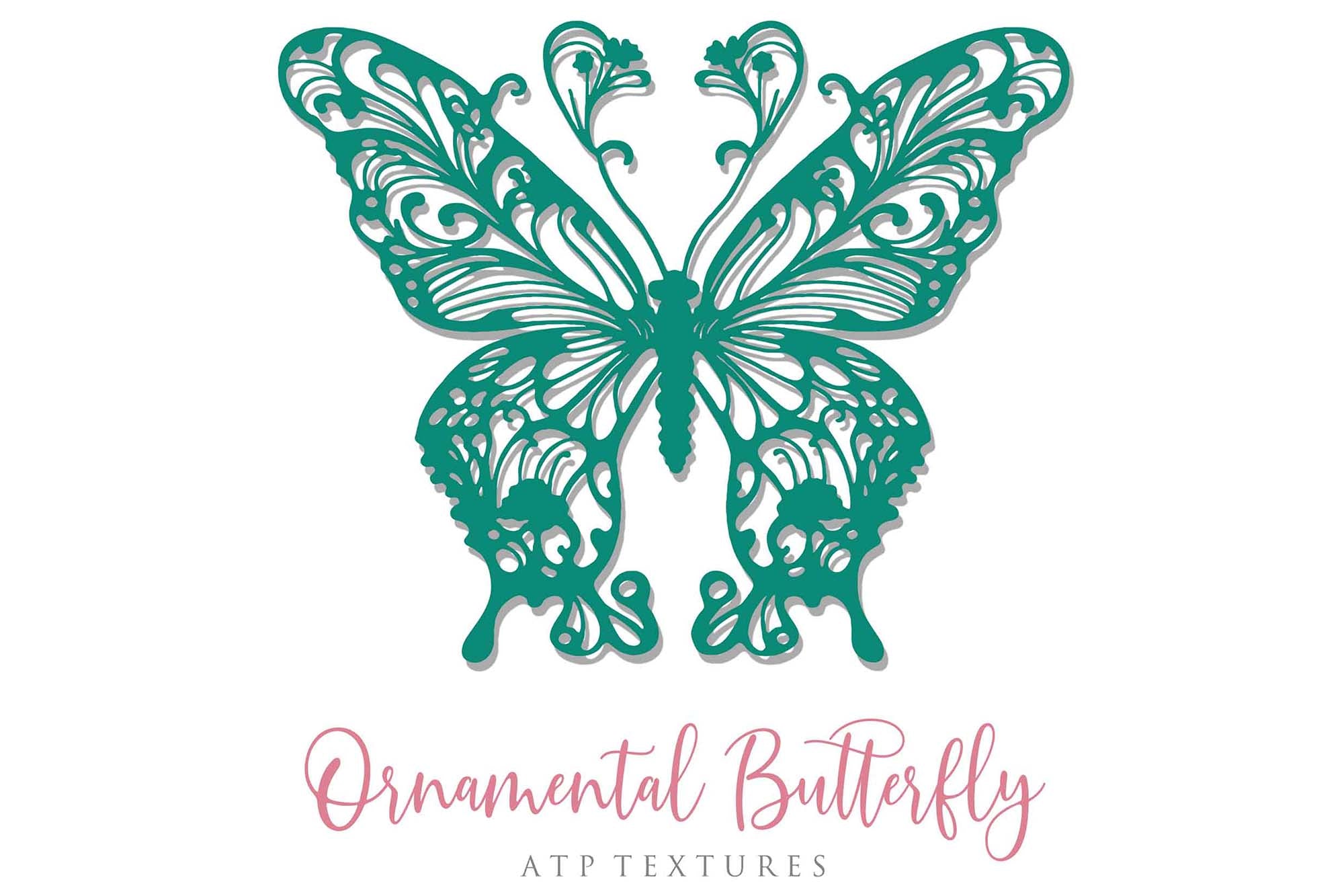 Ornamental Butterfly Clipart.Svg Clipart. Svg, Png Clipart for Cricut or Silhouette Cameo. Sublimation art.  Cut or Print. High resolution files.