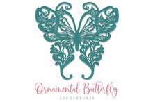 Load image into Gallery viewer, Ornamental Butterfly Clipart.Svg Clipart. Svg, Png Clipart for Cricut or Silhouette Cameo. Sublimation art.  Cut or Print. High resolution files.
