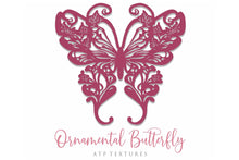 Load image into Gallery viewer, Ornamental Butterfly Clipart.Svg Clipart. Svg, Png Clipart for Cricut or Silhouette Cameo. Sublimation art.  Cut or Print. High resolution files.
