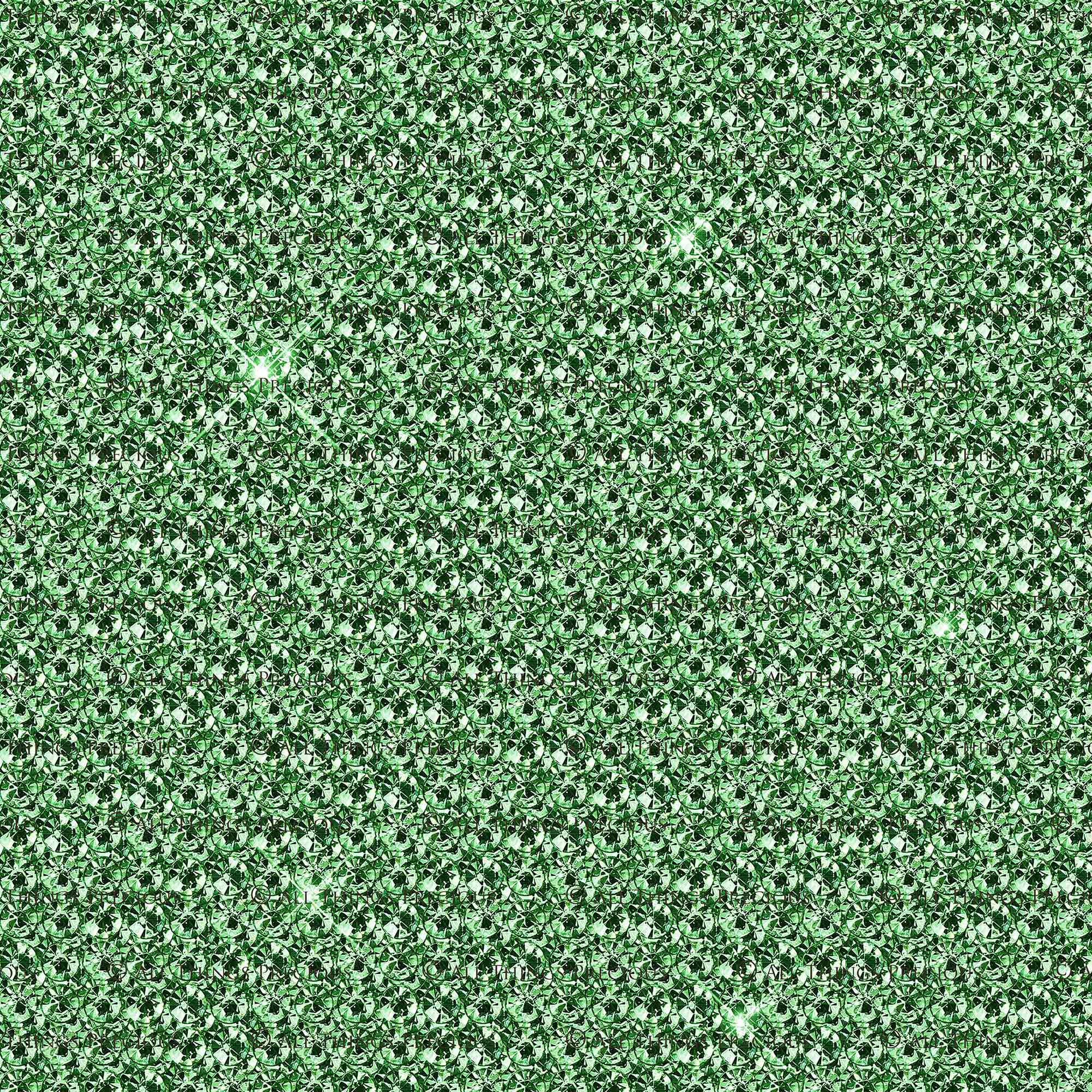 DIAMONDS - GREEN Digital Papers