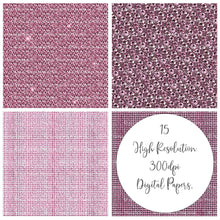 Load image into Gallery viewer, DIAMONDS - PINK Digital Papers

